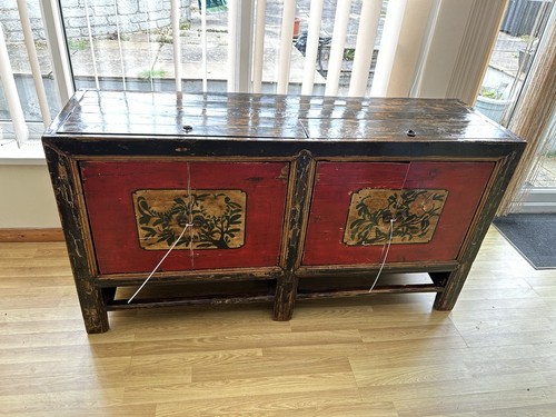 Chinese red black lacquer - red,