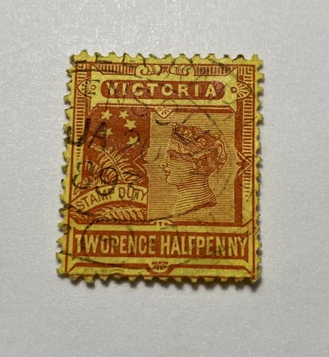 Rare 1891 victoria stamp duty - 1891,