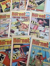 THE HORNET COMIC  -  Vintage Bundle of 9 from 1973 - 1974  70's nostalgia