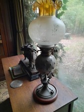 Hinks Oil Lamp,phoenix Pewter..circa 1886-7