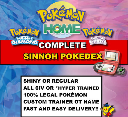 Complete full sinnoh pokedex - sinnoh,