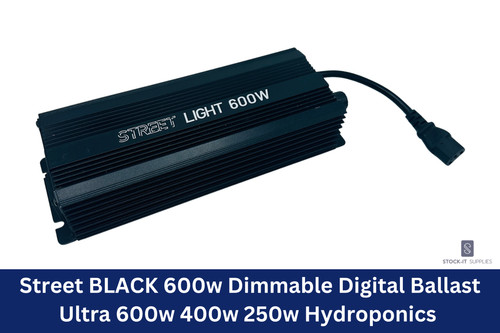 Street black 600w - black, dimmable