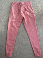 Dusty Pink Jack Wills Slim Joggers Size 8