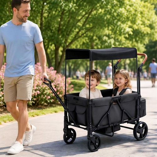 Twin baby double - baby, stroller