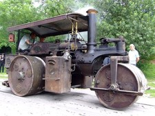Wallis & Stevens "Advance" steam roller built 1936 - Photograph - Print