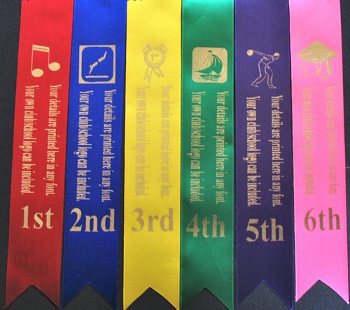 Prize ribbons own logos - own,