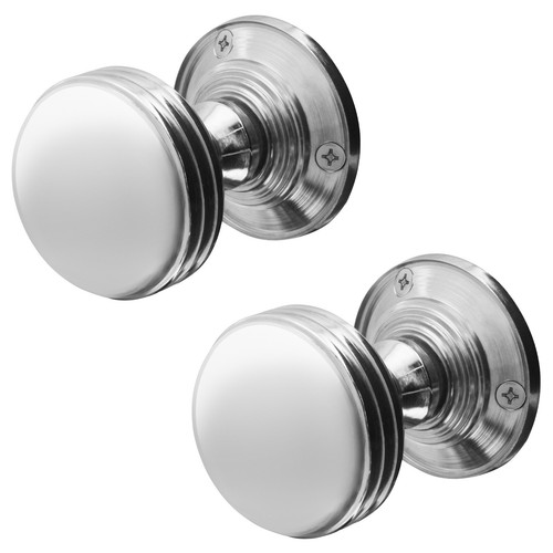 Lined polished chrome mortice - polished,
