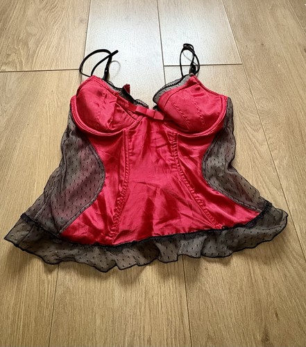 Red black lace glamour - lace,