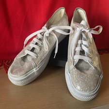 Glitter pumps, mens, size 8 UK , very good condition. Sparkly and fun