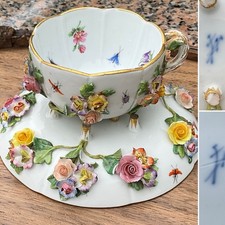 👀RARE C1825 MEISSEN Footed