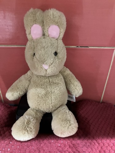Cuddly bunny rabbit with pink - cuddly,