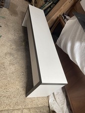 Wooden Bench Seat White Modern For Home Gym Office Waiting Bench