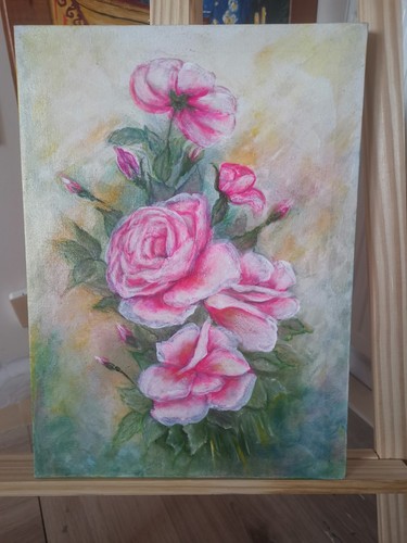 Oil painting canvas - painting, 40x30cm