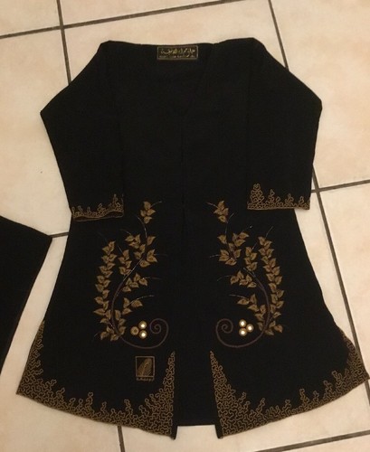 Islamic signed silk girls - signed,