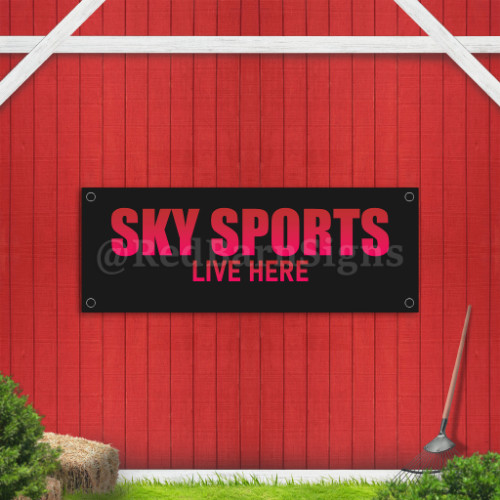 Sky sports live here - live, indoor