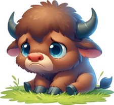 Colourful American Bison Wall