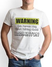 Badminton Funny T-Shirt Club Team Sport Player Men's Shirt Top Tee Gift Idea