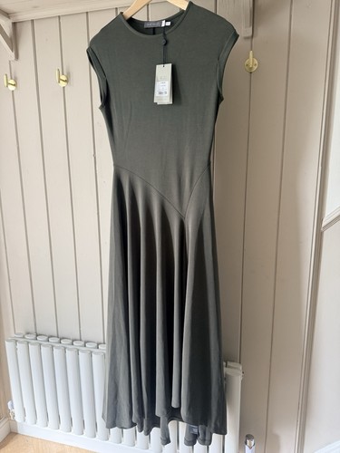 Mint velvet khaki asymmetric - velvet,