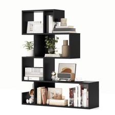 5-Tier S-Shaped Bookshelf