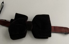 Vintage bow tie velvet dark - vintage,