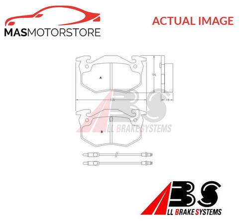 Brake pads set braking pad - pads,