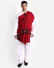 Man Pattern Scarf Kullu Woolen