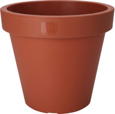 Terracotta plant pot - terracotta,