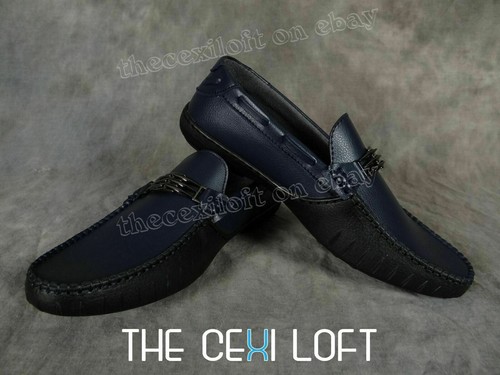 Mens shoes blue black - black, 2tone