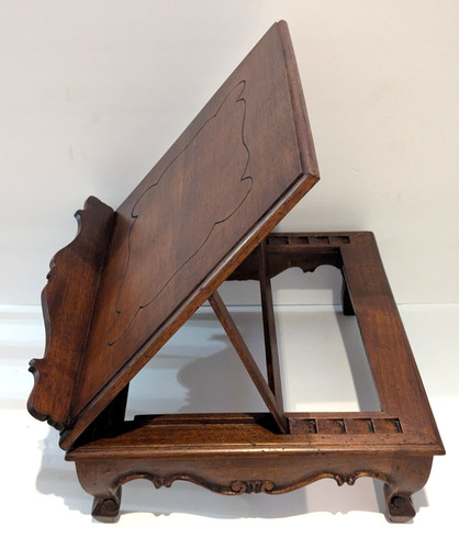 Antique adjustable carved - carved, wood