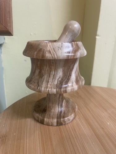 Iranian onyx pestle and - onyx, mortar
