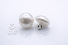 Pearl white round acrylic - pearl,