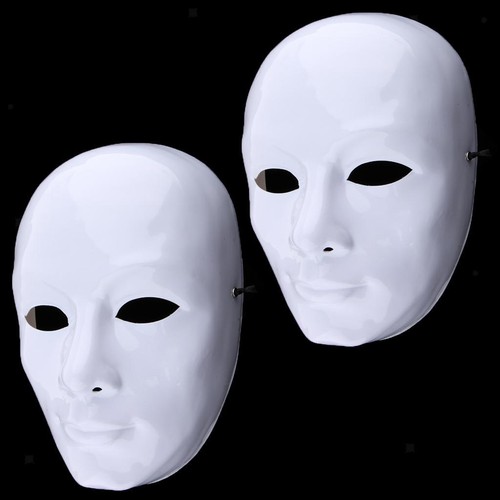 Pieces diy unpainted mask - pieces,
