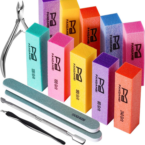 Fandamei nail buffer kit 10 - buffer, kit,