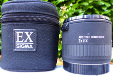 Sigma APO DG EX 2x Tele Converter Sigma Canon EF Fit Inc Case And Caps.