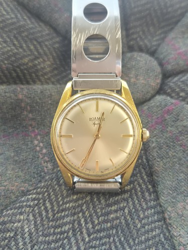 Vintage mens roamer - vintage, gold