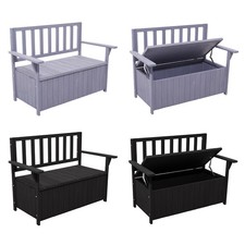 Garden Storage Bench with 135L
