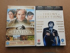 Science Drama Lot - Creation (DVD, 2009) & The Theory of Everything (DVD, 2014)