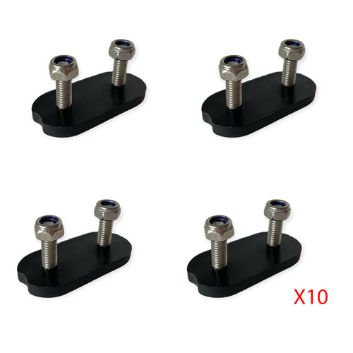 Plastic back plates x10 - back,