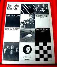 Simple Minds Life In A Day Vintage ORIG 1979 Press/Magazine ADVERT Poster-Size