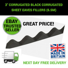 Profile corrugated black - 3",