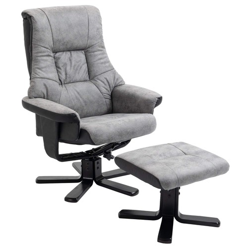 Homcom fabric recliner sofa - recliner,