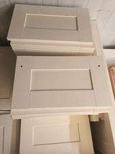 Replacement kitchen doors. Shaker style. matt light cream