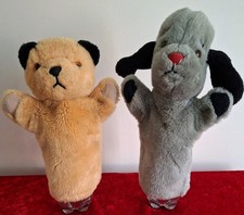Sooty & Sweep 10" hand Puppets Patsy B Marketing Sweep with Squeaker Soft Plush 