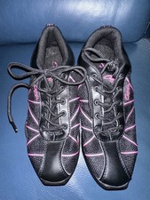CAPEZIO BLACK/PINK Size 6 Web