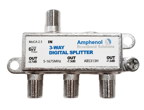 Way digital coaxial splitter - 3-way,