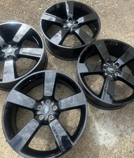 ✅ GENUINE DEFENDER 22 INCH ALLOY WHEELS WITHOUT TYRES GLOSS BLACK LAND ROVER 