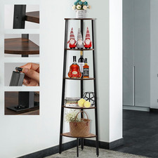 5 TIER LADDER SHELF WOOD