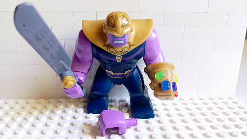 Lego marvel thanos bigfig - marvel,