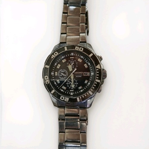 Seiko 7t92 0sn0 - seiko, chronograph