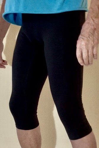 Cotton spandex tights legs - cotton, 3/4